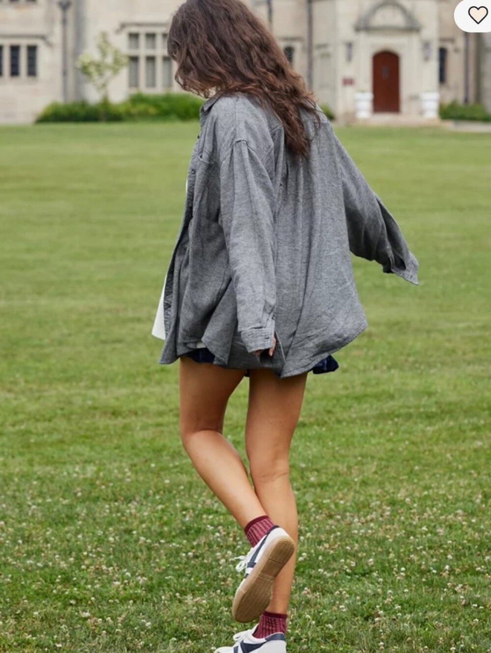 Aerie Anytime Oversized Fave Twill Shirt Jacket